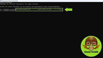 How to Disable Microsoft Defender Firewall from PowerShell