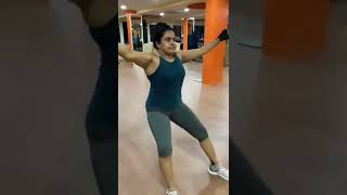 Tollywood Actress Pragathi Aunty Workout - 1