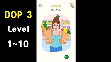 DOP 3 Level 1~10 Displace One Part   Gameplay Walkthrough Answers