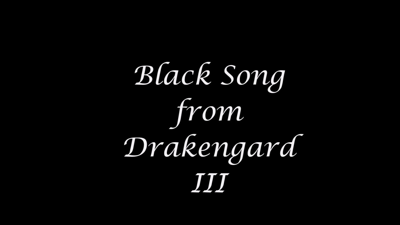 black song drakengard 3 black song drakengard 3
