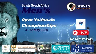 2024 Bowls South Africa Men's National Veterans Singles finals between Schoeman, D vs Payze, S.