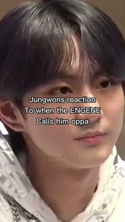 Jungwon’s reaction to fan calling him ‘oppa’ 😂 ENHYPEN