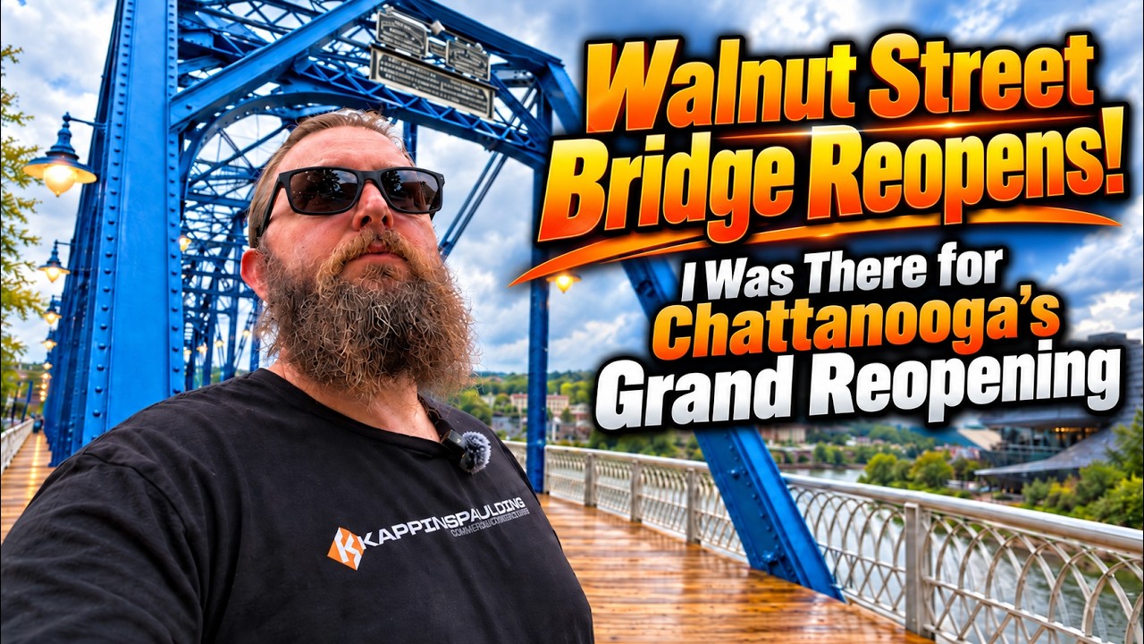 Walnut Street Bridge Reopens! I Was There for Chattanooga’s Grand Reopening video thumbnail