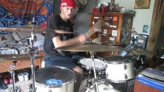 Grayscale | Baby Blue | Drum Cover | Machine Gun Benny