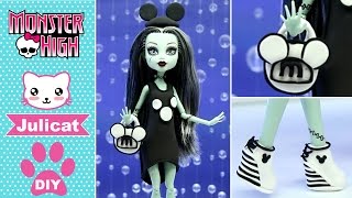 Монстер Хай Френки Штейн DIY Одежда для куклы с Микки Маусом своими руками Легкий пластилин Монстер Хай Френки Штейн DIY Одежда для куклы с Микки Маусом своими руками Легкий пластилин