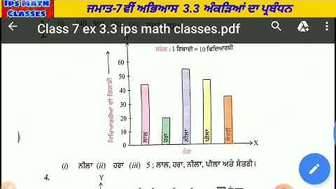 Class 7 ex 3.3 new book/ips math classes