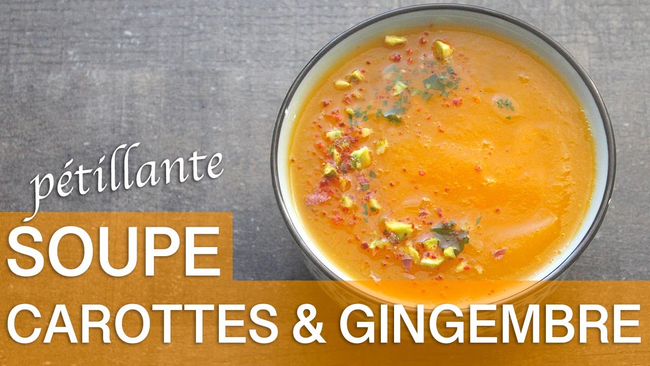 Recette de Soupe Carottes & Gingembre 𑁍 Pankaj Sharma