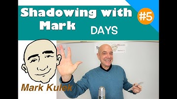 Shadowing Practice with Mark Kulek - day / time #5 | English Speaking Practice - ESL