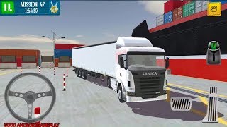 Cargo Crew: Port Truck Driver #10 - New EURO FREIGHT Truck Unlocked Android GamePlay FHD screenshot 4