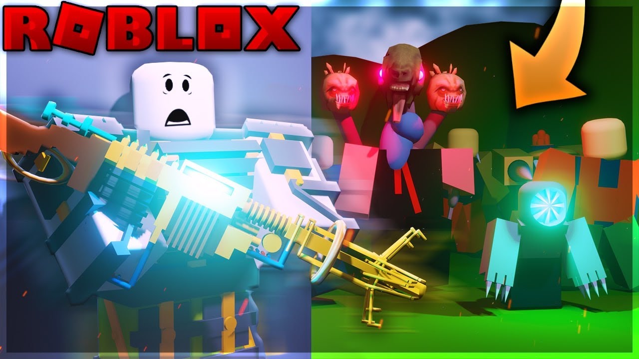 So I made a combination of both DOOM & Zombie Games in Roblox : r/roblox