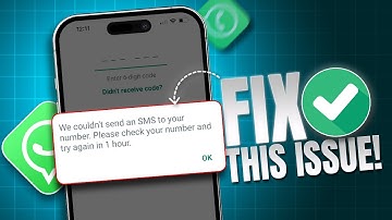 Fix WhatsApp Verification Code Problem 1 Hour on iOS 18 | WhatsApp Not Receiving Code Solution