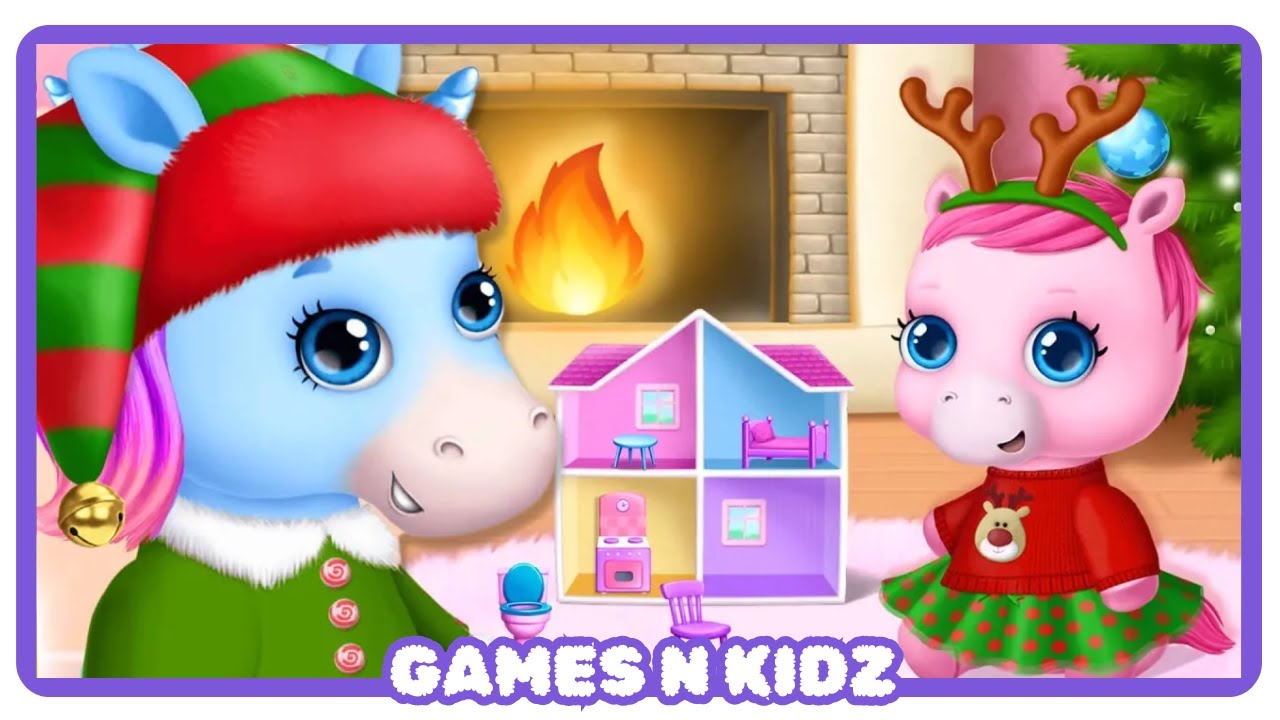 Fun Christmas Horse Care Pony Makeover, Dress Up, Bake, Decorate For Christmas Kids & Girls Games
