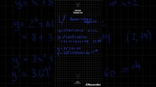 Calculus Tangent Line &amp; Derivatives #shortvideo #shorts #short #easy #shortsvideo #maths #calculus