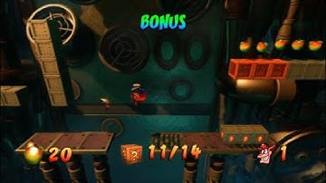 Crash Bandicoot 2 N. Sane Trilogy - The Eel Deal Bonus Level 100% All Crates