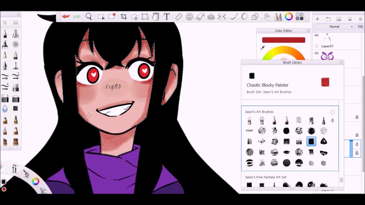 [ Homestuck Fankid Speedpaint ] Witch of Rage - YouTube