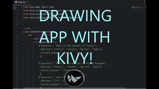 Making A Paint/Drawing Application With Python Kivy!