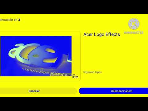 Acer logo effects