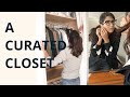 5 Minimalist Habits to Own Fewer Clothes & Curate a Conscious Closet | AD
