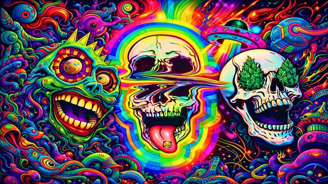 Incredible Psychedelic Journey 👁️ Mesmerizing Fractal Visuals 4K Trippy ...