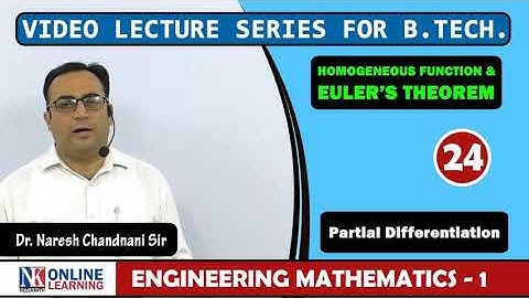 Homogeneous Functions and Euler