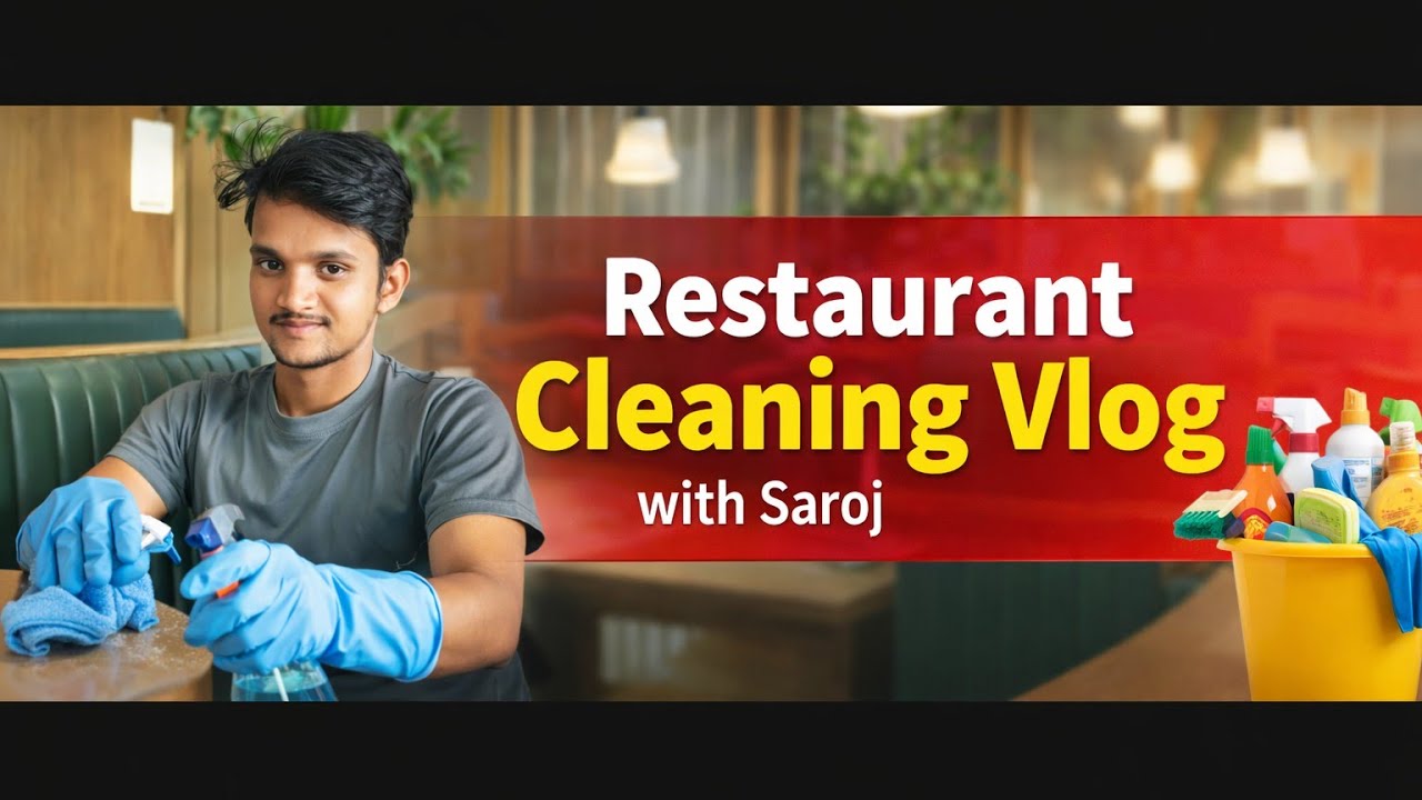 Day 11 Restaurant clining vlog 😌😌 part 2