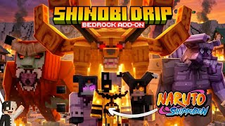 Naruto Addon Mcpe 1.26+ | Shinobi Drip 2 Addon Showcase | Minecraft Bedrock
