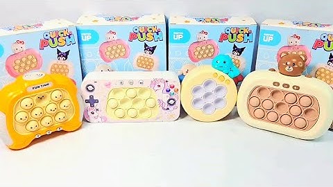 ASMR Playing Pop it Electronic Fast Push Game Fidget Toy | Stage Mode | Level Mode