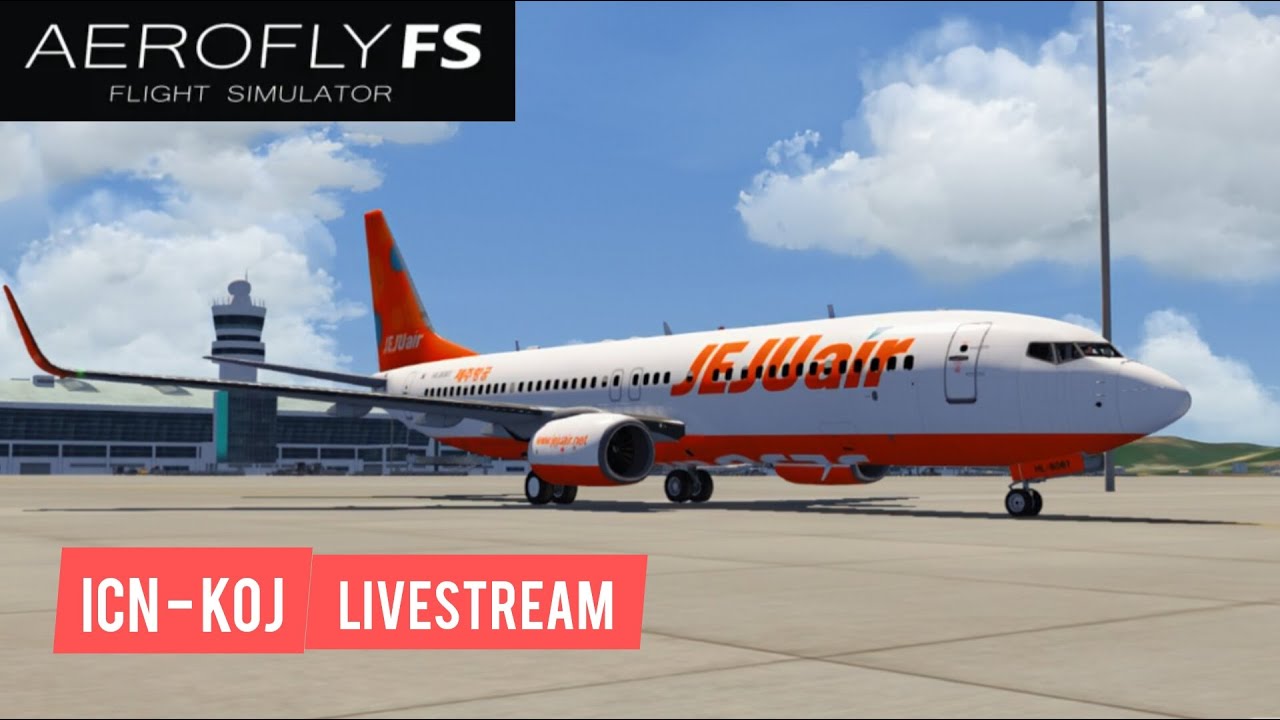 LIVE: Seoul Incheon to Kagoshima Flight | Aerofly fs global | 5th Anniversary✈️ソウル→鹿児島シムライブ5周年記念✈️