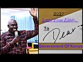 Kenya Elderly wants a Representative in the Parliament II Thingira Wa ndura