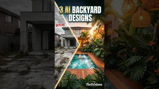 Which AI Backyard Design is Your Favorite? 🤯 #shorts