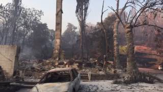 Scenes of devastation from Clayton Fire in Lower Lake in August 2016