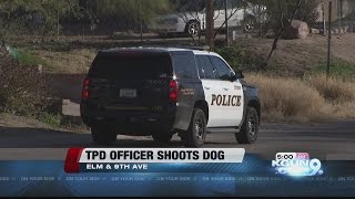 Officer shoots, kills dog after being bitten