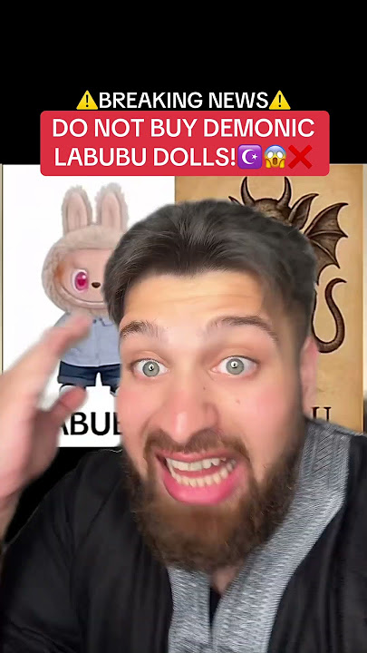 LABUBUS ARE A FORM OF SHAYTAN!☪️😱 DO NOT BUY❌ #islam #muslim #labubu #haram #shaytaan #shorts