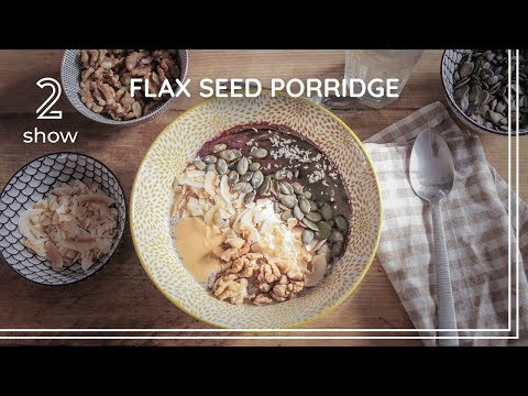 Video: Raw Flaxseed Porridge Recipe