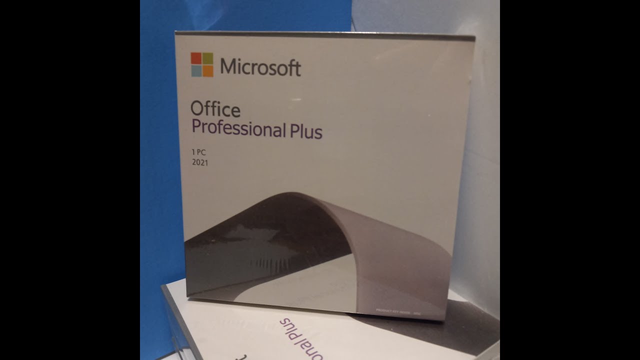 Microsoft Office Professional Plus 2021 Key DVD Lifetime 1Pc Only - YouTube