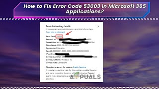 How to Fix Error Code 53003 in Microsoft 365 Applications