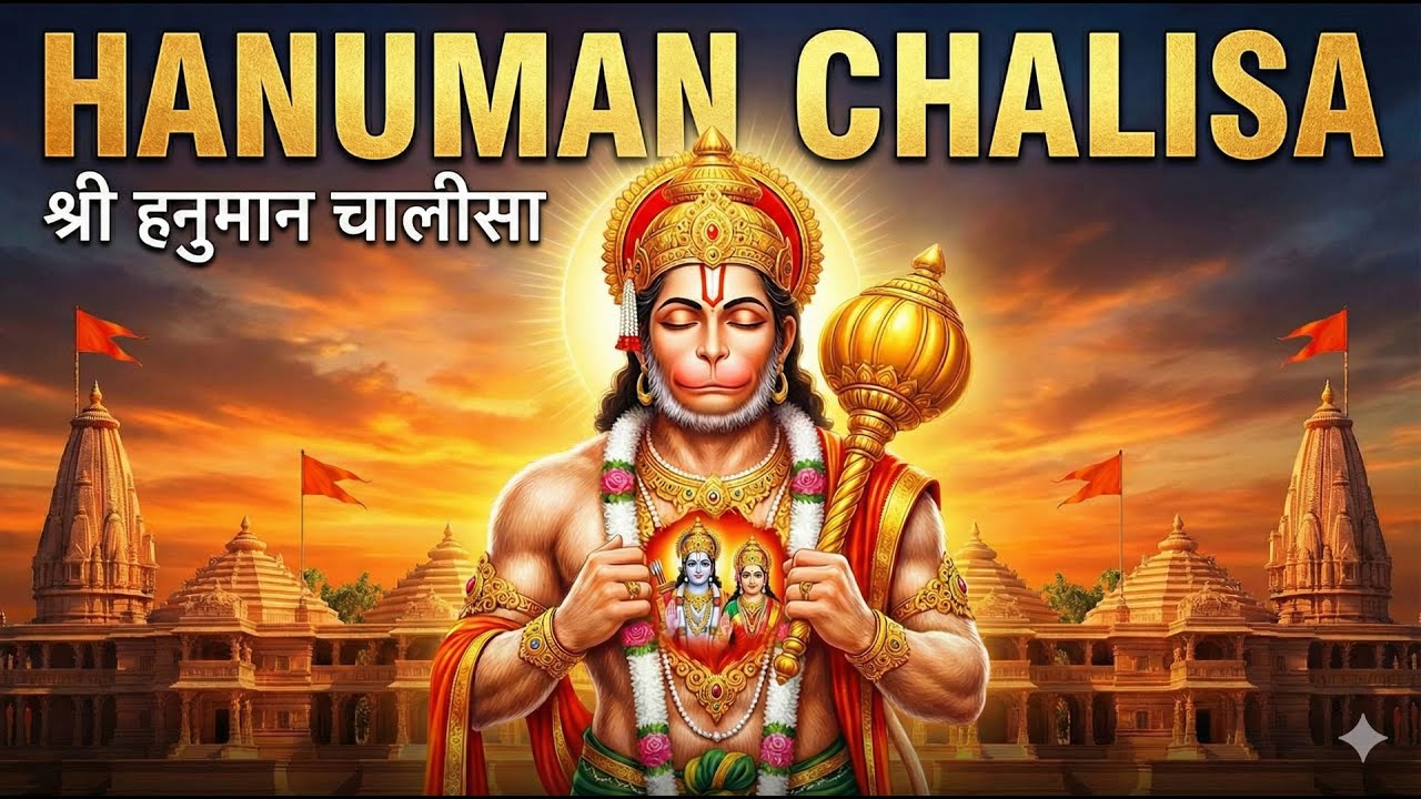 Hanuman Chalisa |संकट मोचन हनुमान चालीसा |Remove Fear, Negativity & Obstacles