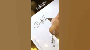 New signature Alamin comments your name