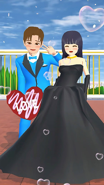 CINTA SEJATI ❤️🩷 Yuta & Mio #sakura #shortsviral #tiktokviral #sakuraschoolsimulator #gaming #trend