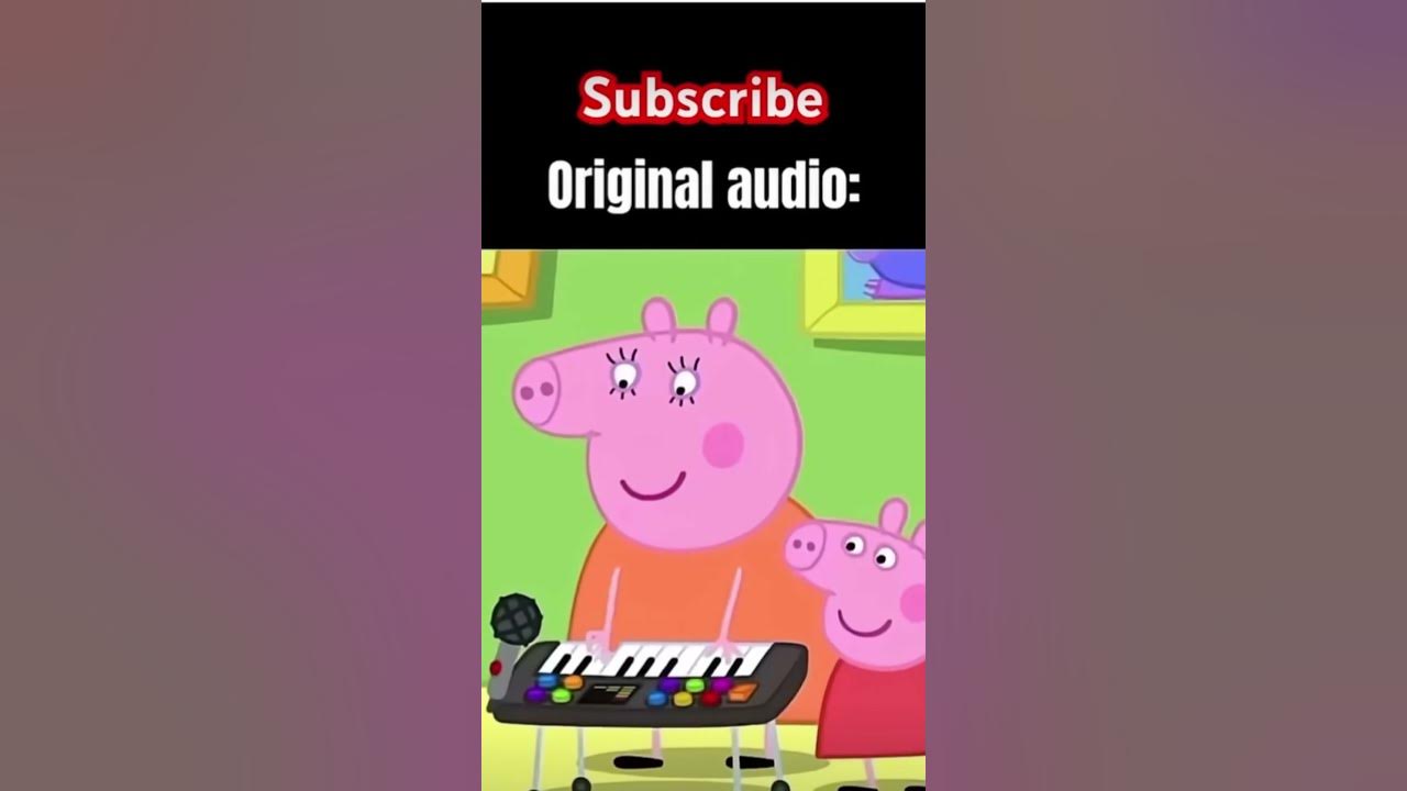 Did peppa pig animate the piano correctly #piano #pianomusic #funny#shorts