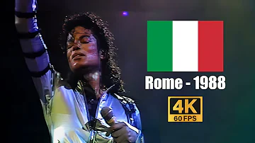 Michael Jackson | Human Nature - Live in Rome May 23rd, 1988 (4K60FPS)