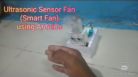 Ultrasonic Sensor Fan (Smart Fan) using Arduino