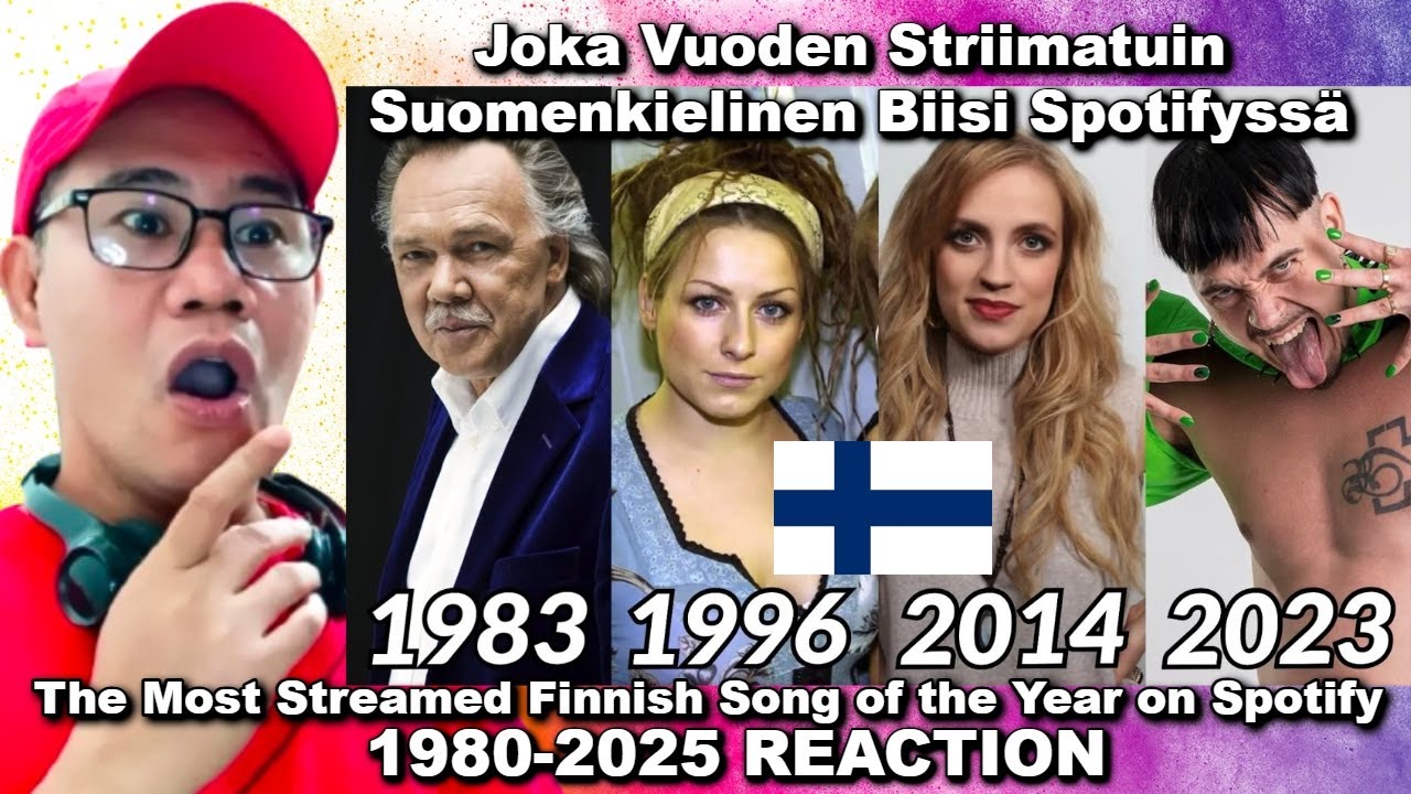 The Most Streamed Finnish Song of the Year on Spotify 1980-2025 REACTION