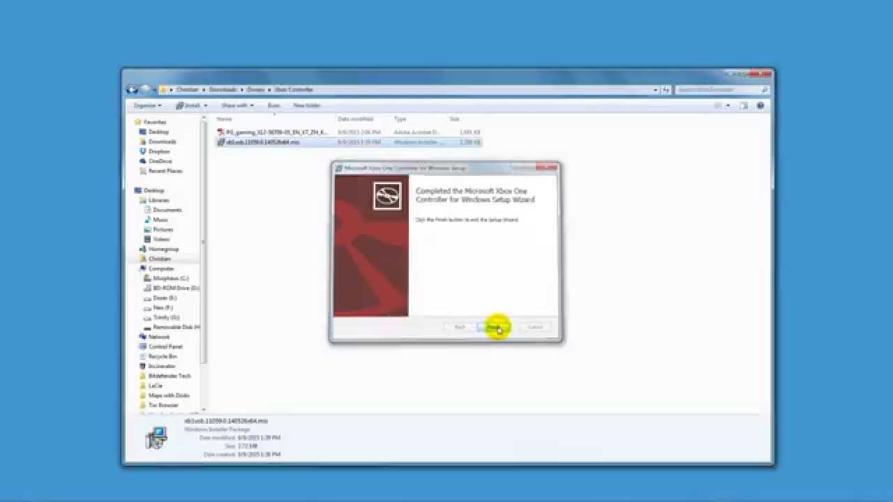 Install xbox controller windows 7