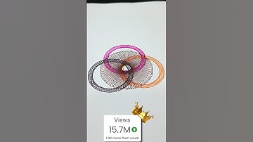 Spirograph Art Design #3 #spirograph #art #drawing #video #shorts #trending #500subs #craft #diy #yt