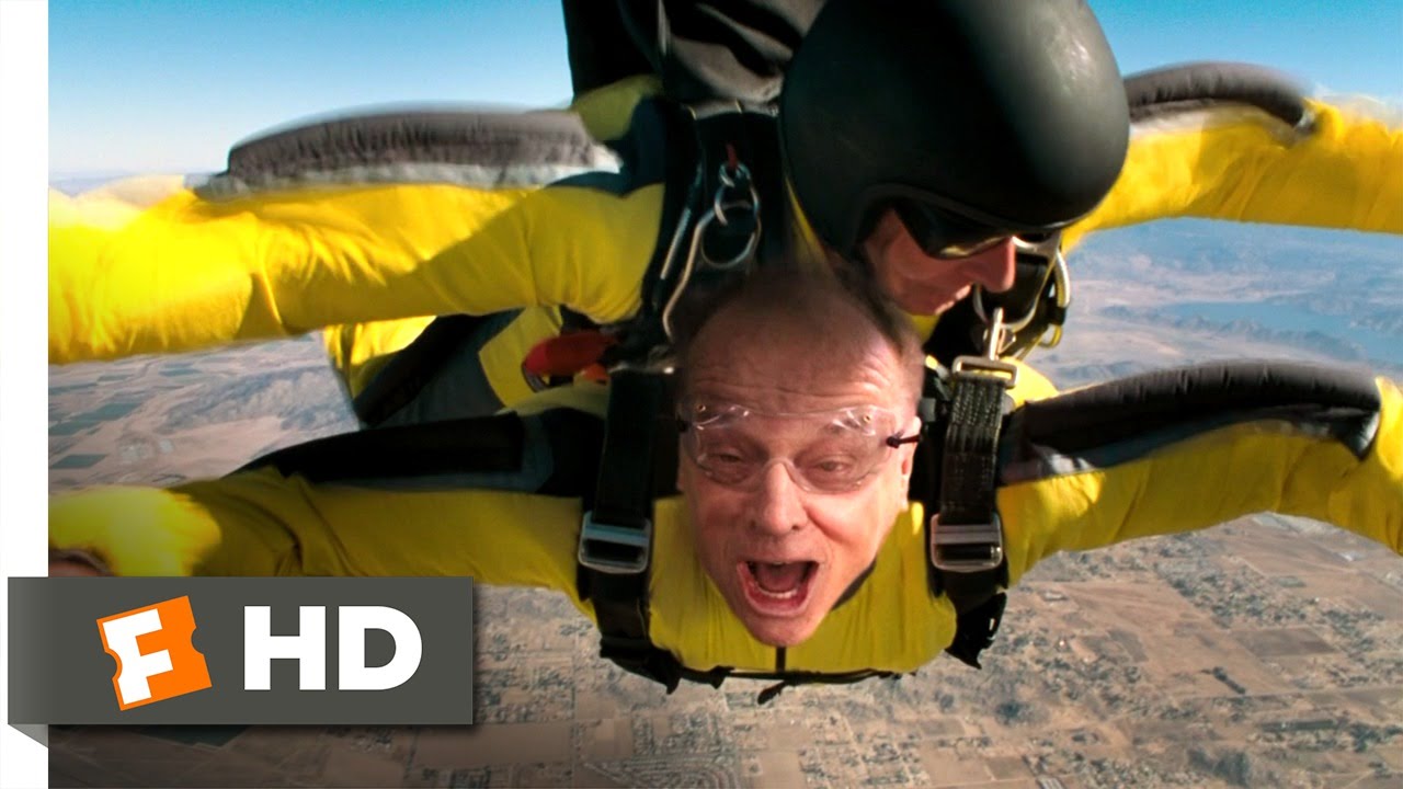 The Bucket List (1/4) Movie CLIP - Skydiving (2007) HD 