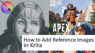 How to Add Reference Images In Krita 4.2.2
