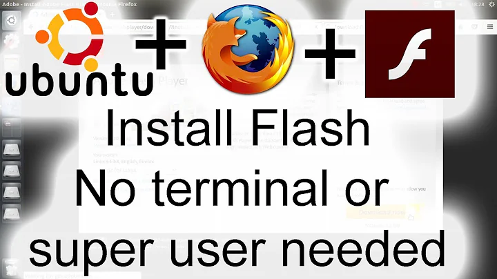 [NEW]Install flash player on Ubuntu for Firefox, No terminal or super user needed
