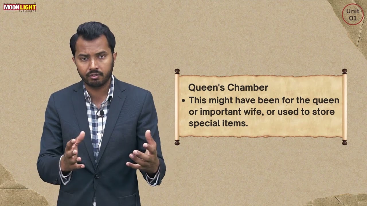 12. The purpose of the three different chambers inside the Pyramid (History 6 Unit 1)