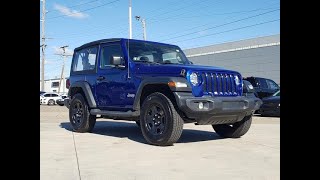2020 Jeep Wrangler Sport 4x4 - Stock CC8616A